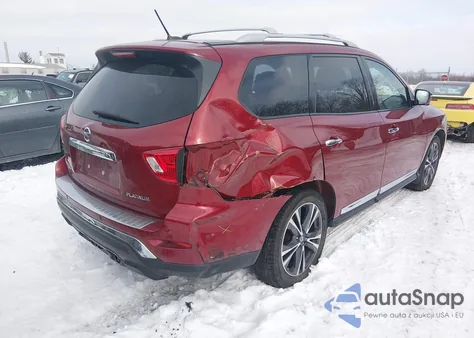 2018 Nissan Pathfinder Platinum z USA, uszkodzony, nr VIN 5N1DR2MN8JC674725
